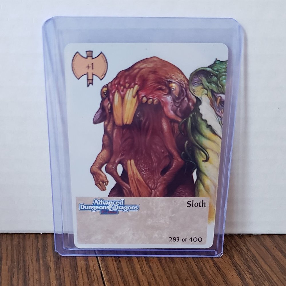 TSR Spellfire CCG 1st Ed. SLOTH Card #283 of 400 AD&D